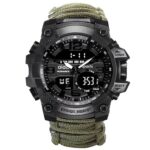 Military Tactical Paracord_Watches_With_Compass