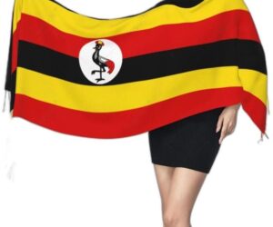 Uganda Flag Scarf