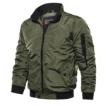 Men's Military Bomber Jacket Tactical Breathable Light Windbreaker