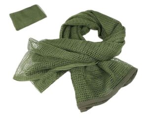 Tactical Mesh Sniper Face Veil Scarf For Airsoft Camping Hunting Hiking