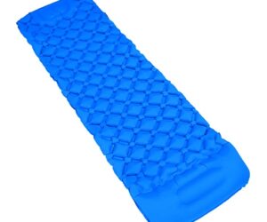 Ultralight Compact Inflatable Camping Sleeping Mat With Foot Pump