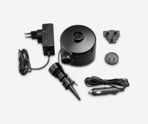 COMPACT ELECTRICAL PUMP FOR CAMPING - RECHARGEABLE USING MAINS POWER