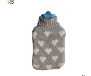 Hot Water Bottle with knitted cover