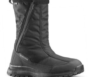 QUECHUA MEN'S HIKING BOOTS ZIP WARM WATERPROOF